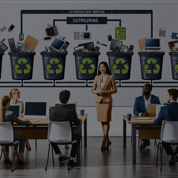 Comment intégrer un service d'externalisation pour la gestion et le recyclage des déchets électroniques en entreprise ?